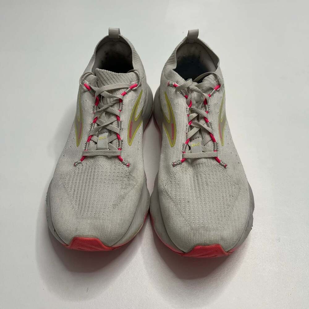 Brooks Glycerin StealthFit 20 Gray Pink Running Shoes